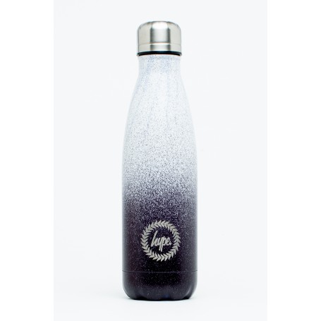 Hype Crest Water Bottle - Black Speckle Fade